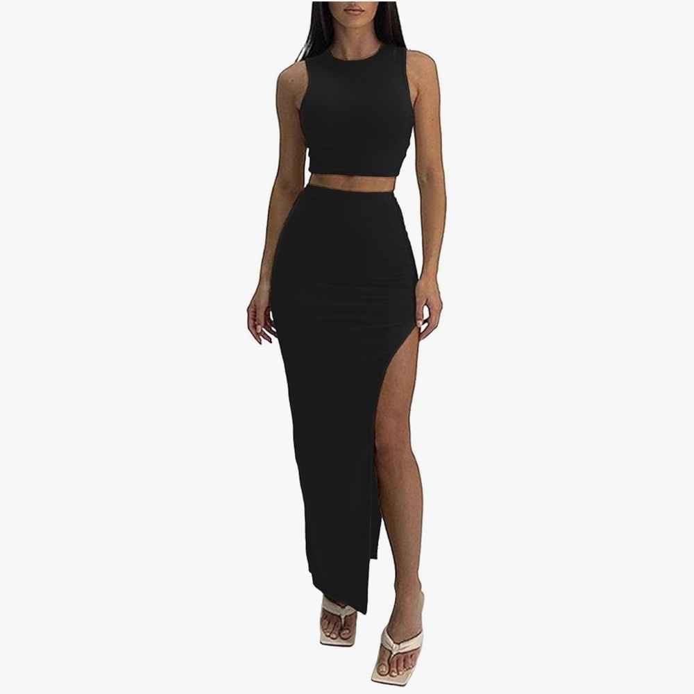 2 Piece Maxi Skirt Set